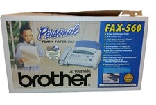 NEW OPEN BOX Brother FAX-560 Plain Paper Fax Machine Personal Fax Auto Feeder