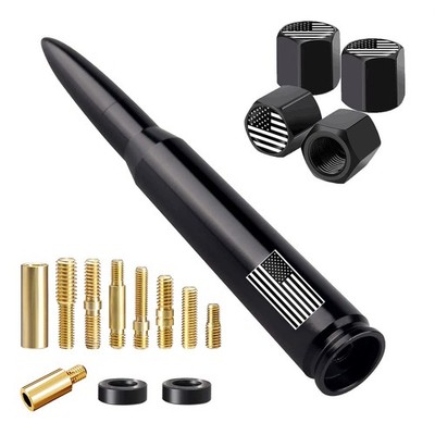 50 Cal Car Truck Bullet Antenna For Ford F150 F250 F350 Pickup Truck Accessories