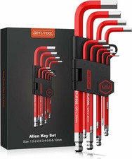 Satz von 9 Inbusschlüsseln Getlitool HX 1,5mm - 10 mm B-WARE
