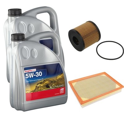 FEBI Inspektionspaket 10L Longlife Plus 5W-30 für Nissan Interstar Bus X70 dCi