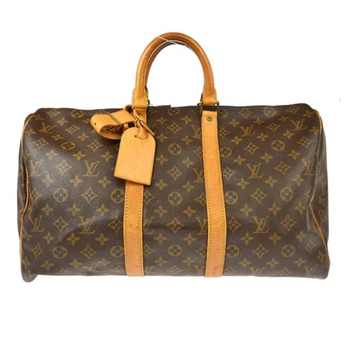 LOUIS VUITTON KEEPALL 45 DUFFLE HANDBAG MONOGRAM M41428 VI8907 XX30454