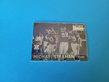 !!!     MICHAEL STRAHAN  FLEER  BLITZ COLLECTION  SP  FOOTBALL CARD $$