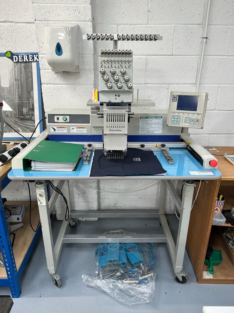 Barudan Tanto industrial 9 Needle embroidery machine eBay
