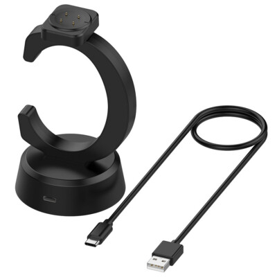 For Fitbit Ace LTE/Versa4/3 C-Shape Stand-up Chargers for Google Pixel Watch 3/2