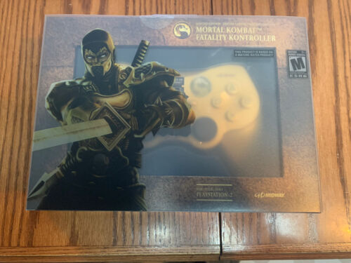 scorpion mortal kombat playstation 2 PS2 Fatality Controller brand new Midway