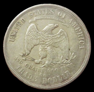 1875 CC USA SILVER TRADE DOLLAR $1 XF-AU COIN | eBay