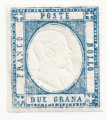 1861 Ancient States (Neapolitan Provinces) - 2 light blue grain MNH**