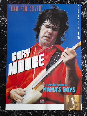 GARY MOORE & MAMA'S BOYS .. ' 8 5 on Tour .. * Poster + 1 more *  ORIGINAL 1985
