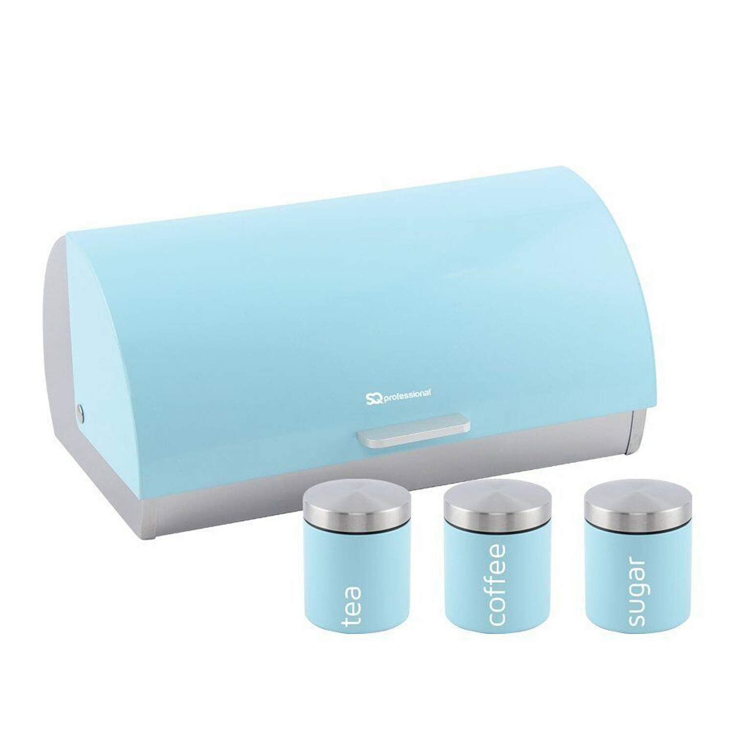 4pc Bread Bin Canister Set Coffee Sugar Box Storage Container Fitting