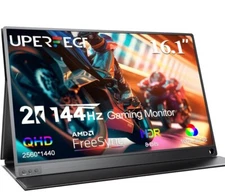 UPERFECT Portable Monitor 2K 144Hz 16.1" Portable Gaming Monitor for Laptop