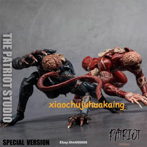 The Patriot Studio 1/12 Resident Evil Black Evolver Licker Action Figure Toy 6" - Picture 11 of 18