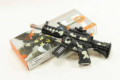 WOW Pistole Kinder 999S Spielzeugpistole Lichtpistolle mit Sound Gun