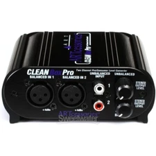 ART CleanBox Pro 2-Ch Stereo Level Converter & Hum Eliminator Pro Live/Studio