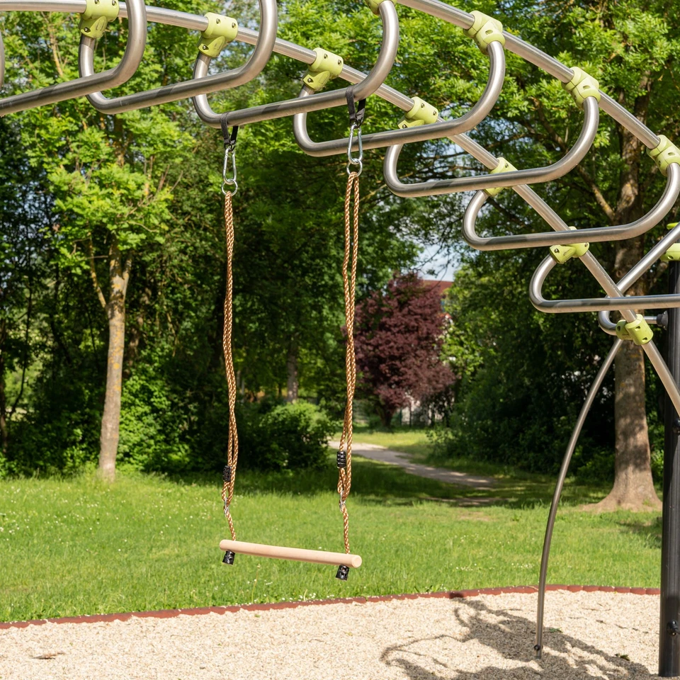 Trapez Holz 3,5 x 58 cm Holztrapez Schaukel Spielturm Schaukelstange Reckstange - Bild 4 von 4