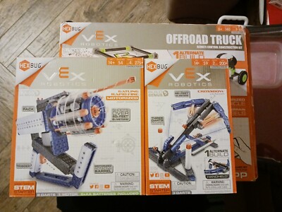 HEXBUG VEX Robotics - Gatling Rapid Fire Motorized Dart Shooter NEW + BONUS'S