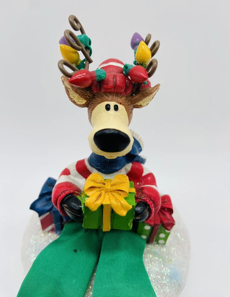 Yankee Candle 2011 Christmas Reindeer Candle Jar Topper - Image 2 of 4
