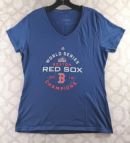 T-shirt Vintage Boston Red Sox 1986 - Champions AL - Ringer Medium - Faded