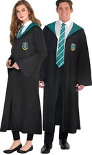 Harry Potter Wizard Robe/Cloak W/Tie Hood-unisex- Magical Robe/Cloak/Cape LARG