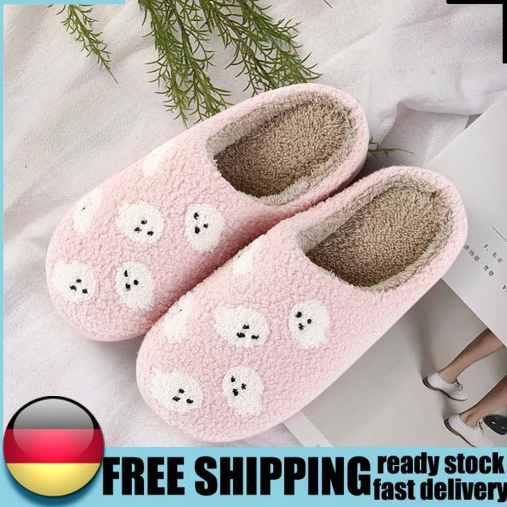 APL Halloween Fantasma Peluche Pantofole Calde Slip on Casa Scarpe Antiscivolo per Uomo Donna