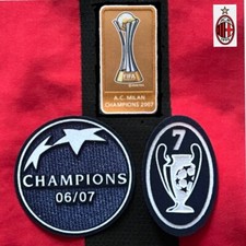 Patch AC MILAN UCL 2007/08 distintivo calcio Champions League