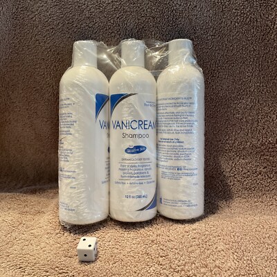 For Vanicream Hair Shampoo Gluten & Sulfate Free,  Lot Of 3 New
