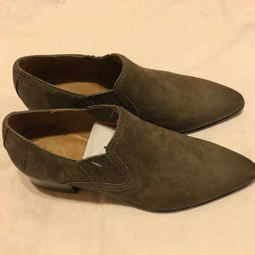 Women's New Gray Frye Leather Shoes Size-7D - Picture 8 of 8