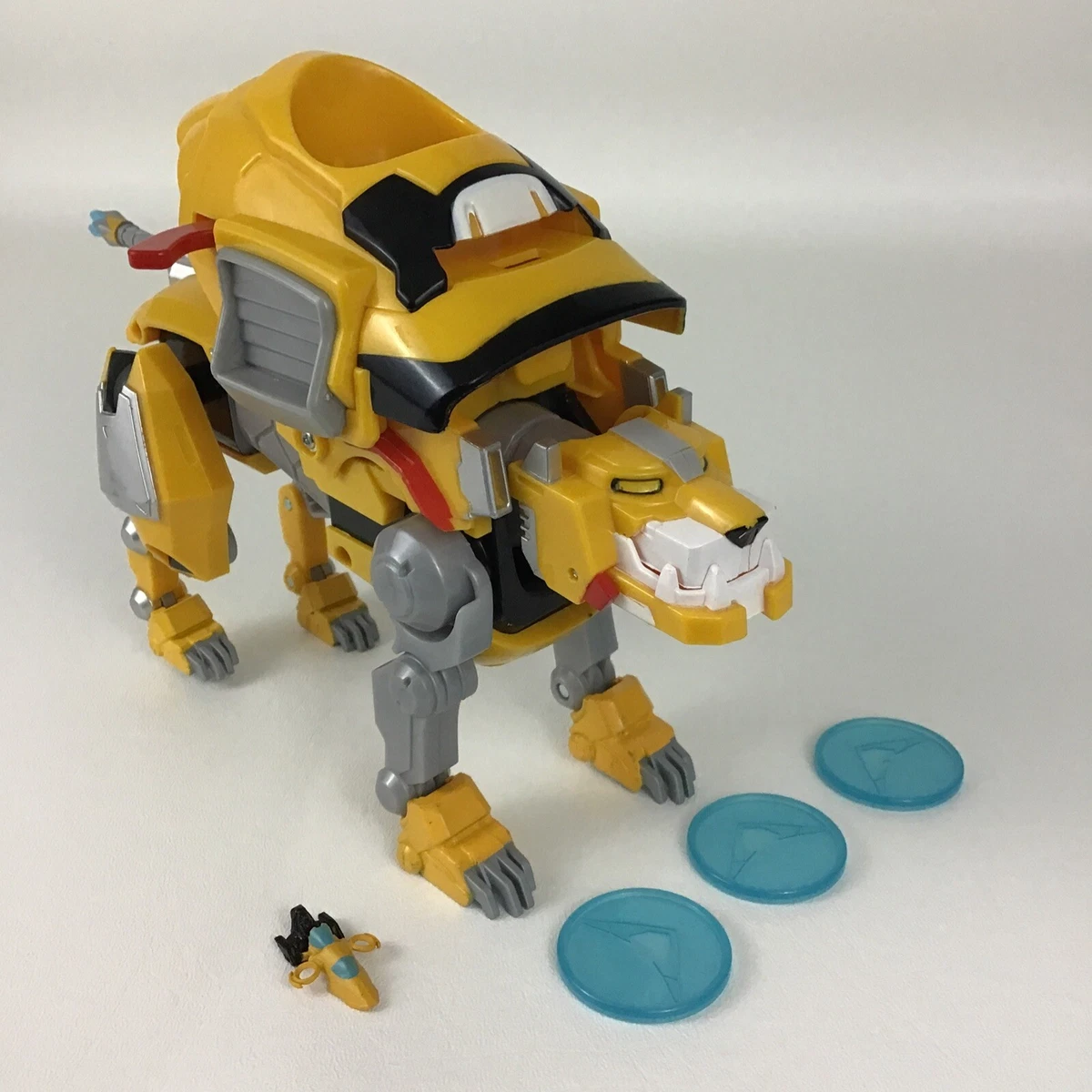 Voltron Classic Combining Yellow Lion Action Figure Set DREAMWORKS VOLTRON  LEGENDARY Yellow Lion Combining Playmates 2017 Voltron Lego, image size:1200x1200
