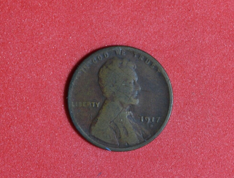 1917-D Lincoln Wheat Cent #P26043
