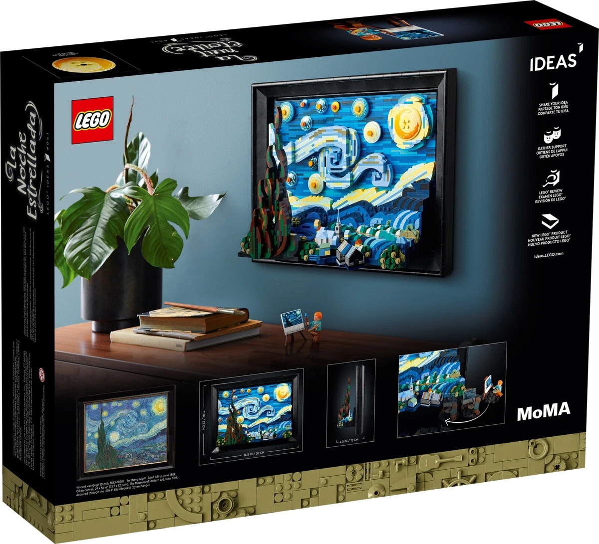 LEGO Ideas Vincent Van Gogh - The Starry Night