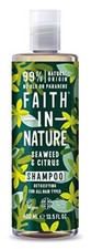 Image of Faith In Nature Organic Seaweed and Citrus Shampoo 400ml
