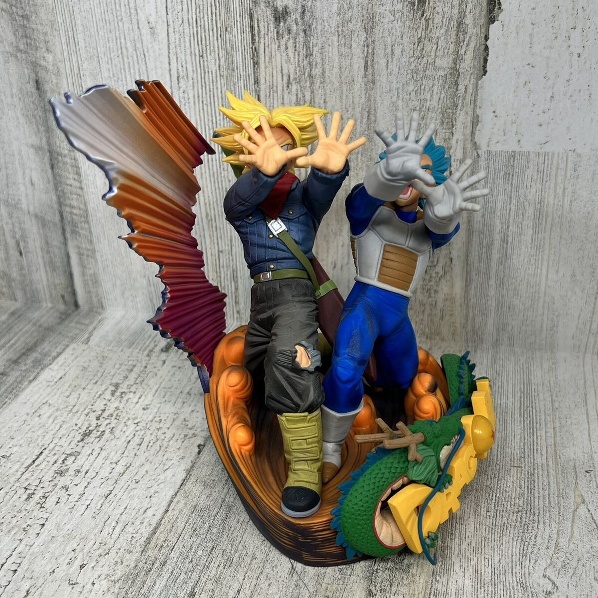 Dragon ball super super master star diorama vegeta trunks - Bandai