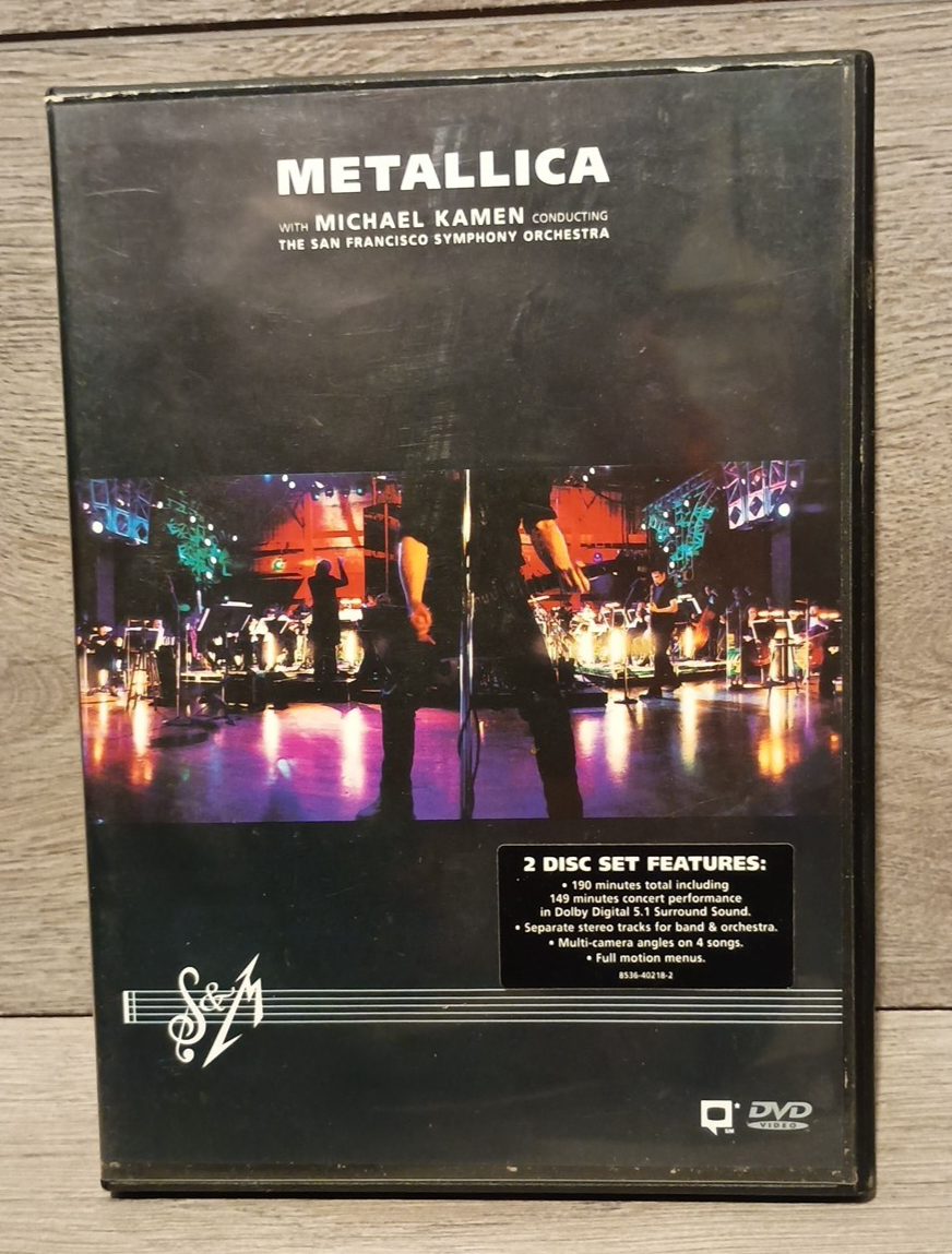 Metallica S&M DVD - Michael Kamen The San Francisco Symphony Orchestra