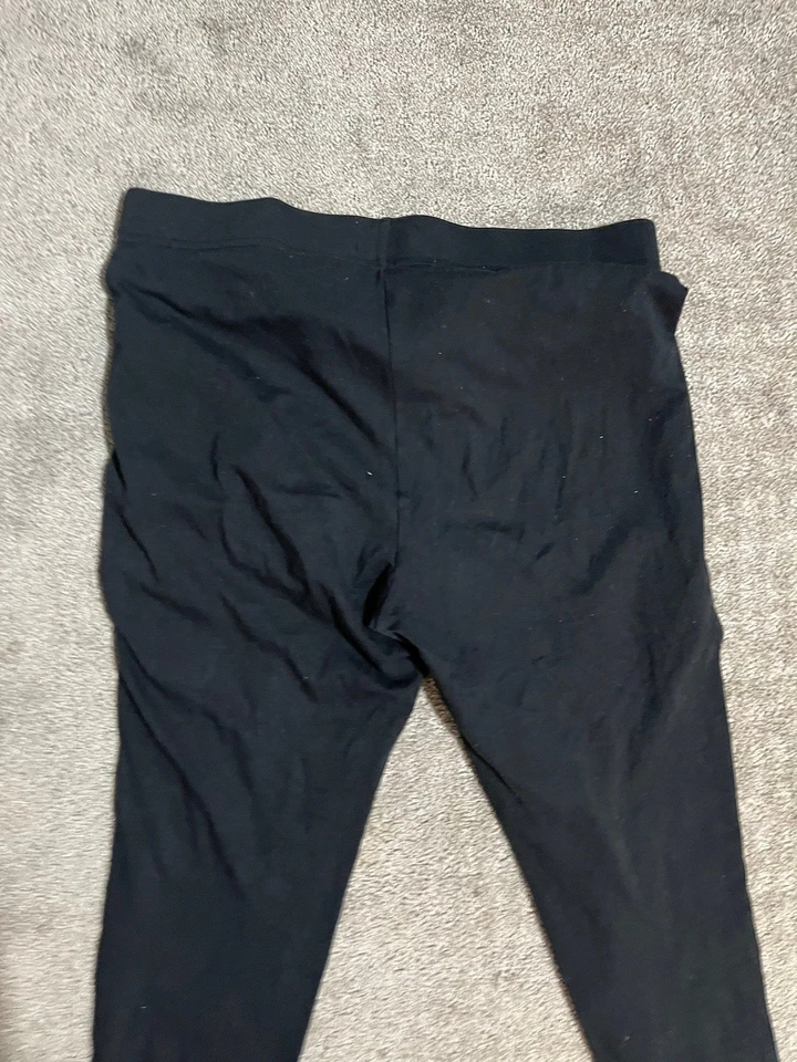 Hollister Leggings Pants Size Large Black Womens Solid - Image 4 of 4