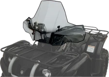 PowerMadd Pro Tek ATV Windshield No Cut Out w/ Rapid Release Mount 24574