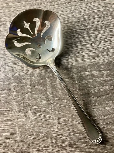 Gorham Newcastle 925 Sterling Silver Nut / Candy Spoon Vintage Antique