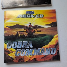 Sega Mega-CD Cobra Command & Sol Feace Game With Manuals
