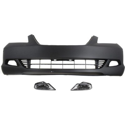 Bumper Cover Fascias Set of 3 Front for Honda for Odyssey 2005-2007
