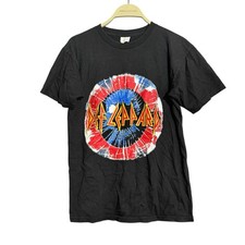 Vintage Oct Def Leppard English Rock Band Tshirt Men Size S Logo Icon Graphic
