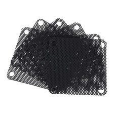 6PCS PC Dust Filter 50x50mm PVC Computer Case Cooler Dustproof Mesh Black