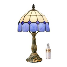 Table Lamp Tiffany-Style 8 Inch Mediterranean Series Stained Glass Lampshades...