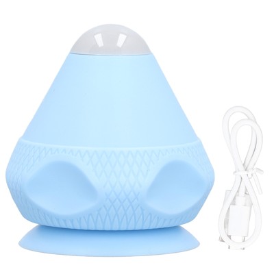 (Blau) Mountable Massage Ball Saugnapf Wand Massage Werkzeug Erschütterung B DON