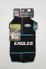 NEW NFL Philadelphia Eagles Soothing Solution Pet Calming Vest, PetsFirst,Size M