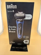 BRAUN Series 6 Senso Flex Wet/Dry Electric Shaver Trimmer Shaving 6120s - New!