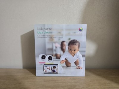 Babysense Max View PRO 5,5'' HD 1080P Babyphone VBMN55 Brandneu Versiegelte Kamera