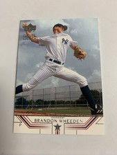 2002 Upper Deck Future Gems Brandon Wheeden New York Yankees
