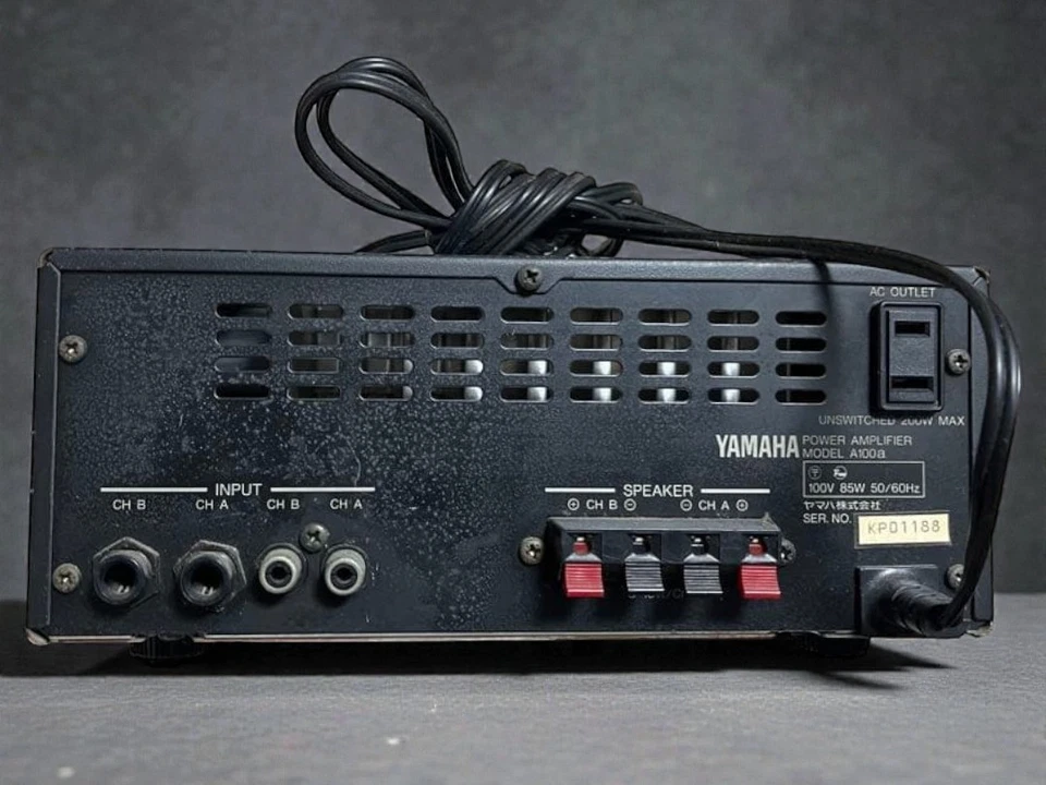 YAMAHA A100a Power Amplifier AC100V Power supply confirmed USED - Image 2 of 2