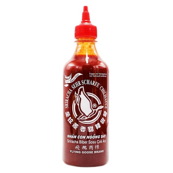 Flying Goose Hot Sriracha Chilisauce 455Ml Sehr Scharfe Chilli Sauce Chilisosse-image