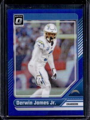 Derwin James Jr. 2024 Donruss Optic #111 Blue Prizm /199