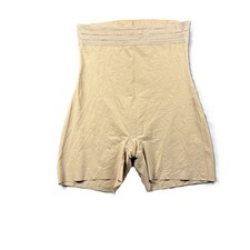 Spanx Assets High Waist Shaping Short Shapewear Tummy Control Beige Nude 1X