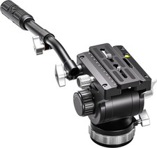 Leofoto BV-20K Knob Clamp Pro Fluid Video Head with Arca Plate